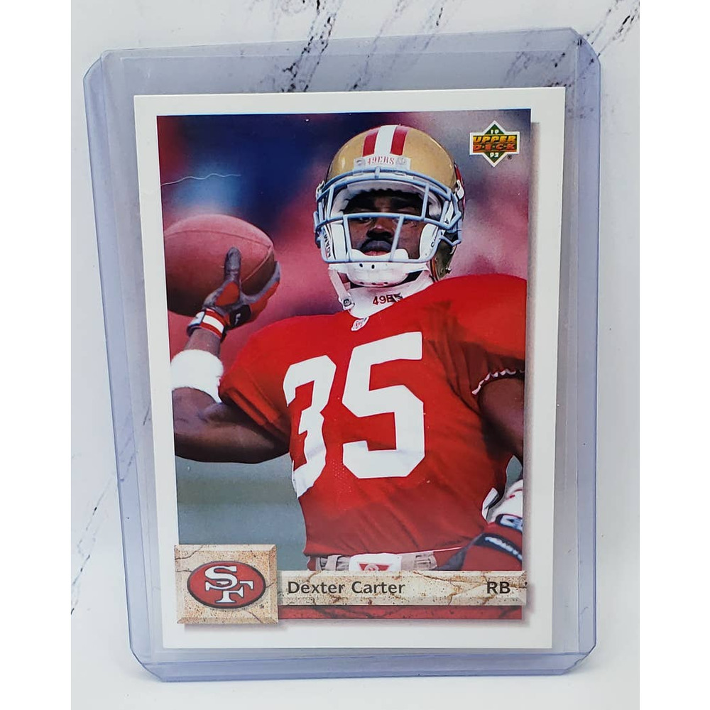 1992 Upper Deck #493 Dexter Carter San Francisco 49ers